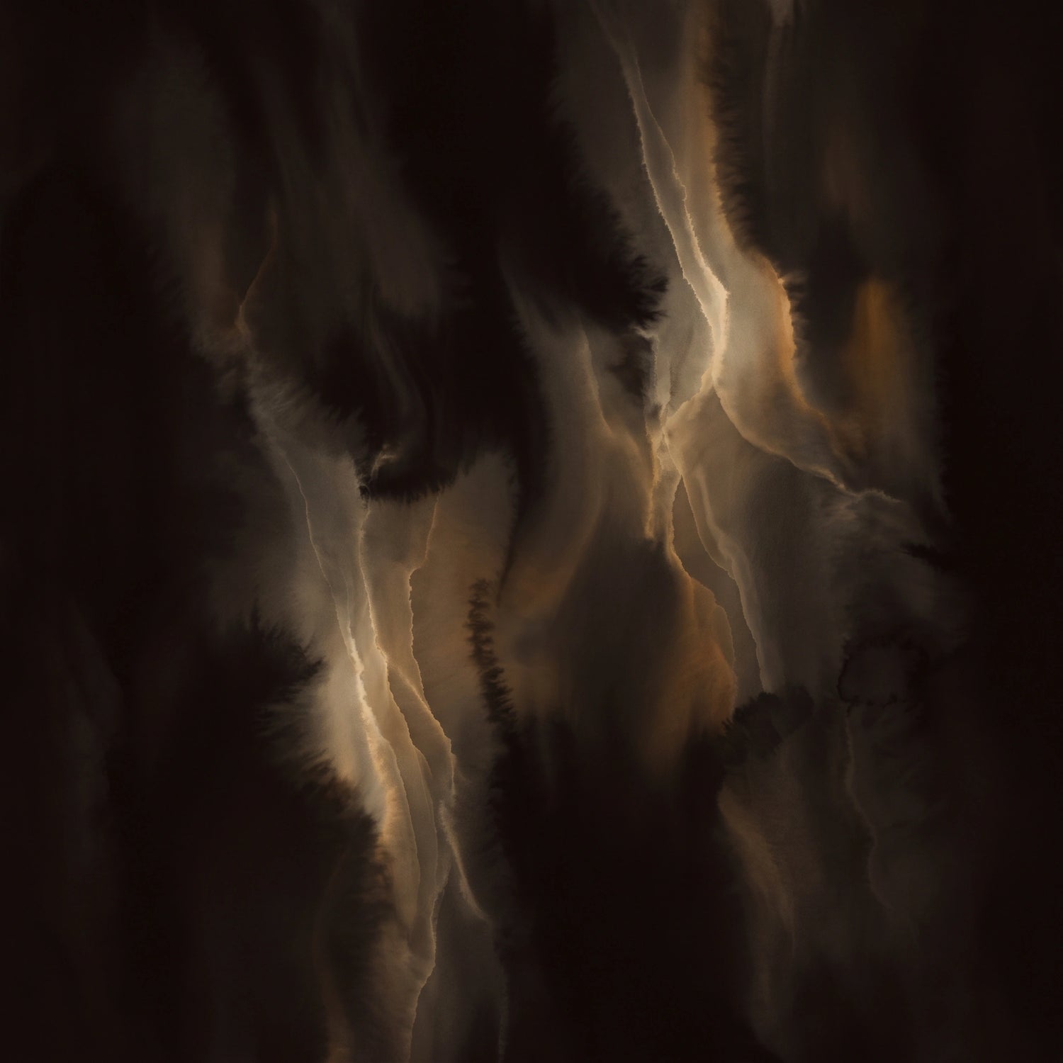 Abstract warm ink-wash texture, an invitation to the Bazi test — Leymen Jewels